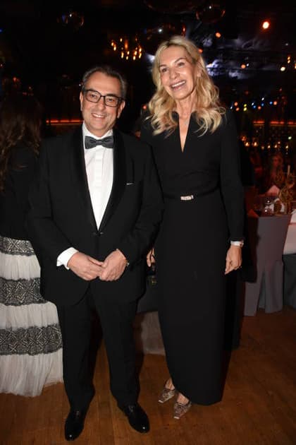 Stavros Saskia Greipl Konstantinidis Munich 17 01 2026 Paulaner am Nockherberg Muenchner Gschichten Schwarzweiss Ball Photo Munich
