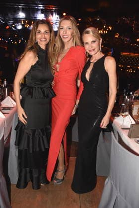 Dr med Leila Frohn Sabine Piller Presenter Sonja Kiefer Designer Muenchen 17 01 2026 Paulaner am Nockherberg Muenchner Gschichten CSU Schwarzweiss Ball Photo Muenchen