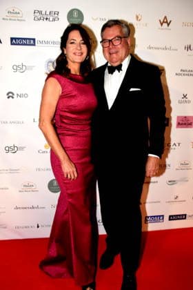 Nathalie Josef Schmid CSU MdL Organizers Munich 17 01 2026 Paulaner am Nockherberg Muenchner Gschichten CSU Schwarzweiss Ball Photo Munich