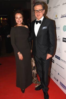 Ulrike Grimm CSU City Councillor Dr Wolfgang Hiltscher Dentist Munich 17 01 2026 Paulaner am Nockherberg Muenchner Gschichten CSU Schwarzweiss Ball Photo Munich