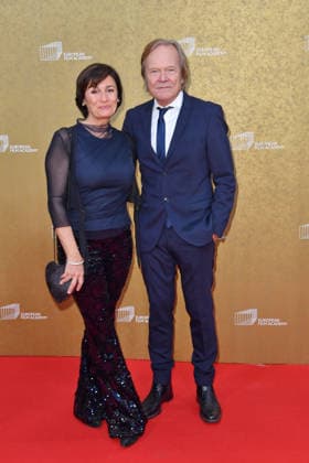 Toni Servillo with husband Jan Kerhart at the EUROPEAN FILM AWARDS 2026 ceremony in Berlin on 17 01 2026