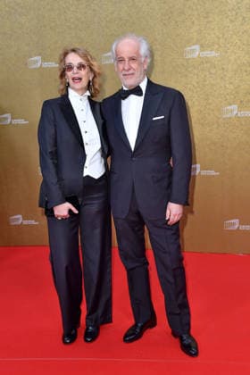 Toni Servillo and wife Manuela Lamanna at the EUROPEAN FILM AWARDS 2026 ceremony in Berlin on 17 01 2026