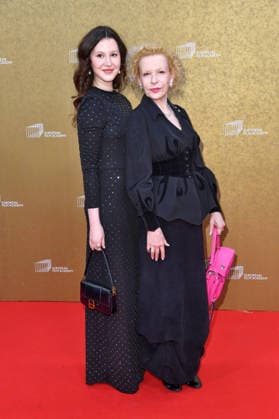 Sunnyi Melles with daughter Leonille Wittgenstein at the EUROPEAN FILM AWARDS 2026 ceremony in Berlin on 17 01 2026