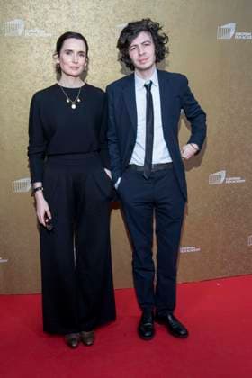 abb Sophie Mas and Ugo Bienvenu as guests on the red carpet at the European Film Awards 2026 European Film Awards 2026 Gala at Haus der Kulturen der Welt on 17 01 2026 in Berlin Berlin Germany