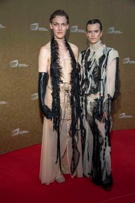 abb Faun Vium and Mathias Broe as guests on the red carpet at the gala for the European Film Awards 2026 European Film Awards 2026 at the Haus der Kulturen der Welt on 17 01 2026 in Berlin Berlin Germany
