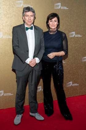 abb Andres Veiel and Sandra Maischberger as guests on the red carpet at the gala for the European Film Awards 2026 European Film Awards 2026 at Haus der Kulturen der Welt on 17 01 2026 in Berlin Berlin Germany