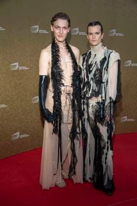 abb Faun Vium and Mathias Broe as guests on the red carpet at the gala for the European Film Awards 2026 European Film Awards 2026 at the Haus der Kulturen der Welt on 17 01 2026 in Berlin Berlin Germany