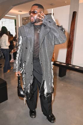 Milan, Milan Men s Fashion Week: Fall Winter 2026 - Men s Fashion, Fall Winter 2026 - Simon Cracker show. Front row: Mason Blanke  Copyright: xSimonaxChiocciax xipa-agency.netx xFotosickix IPA_Agency_IPA70241193