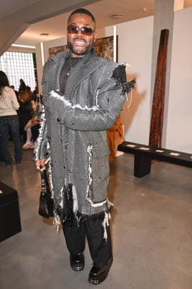 Milan, Milan Men s Fashion Week: Fall Winter 2026 - Men s Fashion, Fall Winter 2026 - Simon Cracker show. Front row: Mason Blanke  Copyright: xSimonaxChiocciax xipa-agency.netx xFotosickix IPA_Agency_IPA70241209