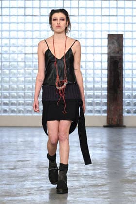 Milan, Milan Men s Fashion Week: Fall Winter 2026 - Men s Fashion, Fall Winter 2026 - Simon Cracker fashion show. Fashion show photo: model  Copyright: xSimonaxChiocciax xipa-agency.netx xFotosickix IPA_Agency_IPA70243014