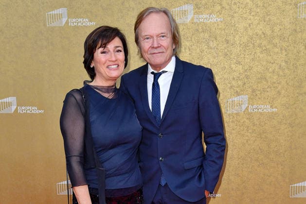Sandra Maischberger and Jan Kerhart at the presentation of the European Film Awards European Film Awards on 17 1 2026 in Berlin European Film Awards 2026 in Berlin