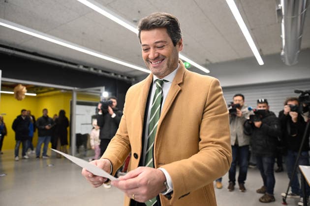 Portugal Votes For President elections in Lisbon LISBON, PORTUGAL - JANUARY 18: Presidential candidate Andre Ventura, leader of Chega arrives to cast his vote for Portugal s presidential elections at a polling station in Lisbon on January 18, 2026. Portugal started voting in the first round of a presidential election in which a far-right candidate could for the first time make it to a run-off, but with the final result hard to call. Zed Jameson Anadolu Lisbon Portugal. Editorial use only. Please get in touch for any other usage.  Copyright: x2026xAnadoluxZedxJamesonx