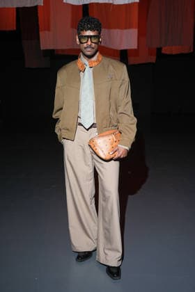 Milan, Milan Men s Fashion Week: Fall Winter 2026 - Men s Fashion, Fall Winter 2026 - QASIMI Fashion Show - front row In the photo: Ryan Jerome  Copyright: xRiccardoxGIordanox xipa-agency.netx xRiccardoxGiordanox IPA_Agency_IPA70250066