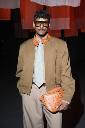 Milan, Milan Men s Fashion Week: Fall Winter 2026 - Men s Fashion, Fall Winter 2026 - QASIMI Fashion Show - front row In the photo: Ryan Jerome  Copyright: xRiccardoxGIordanox xipa-agency.netx xRiccardoxGiordanox IPA_Agency_IPA70250068