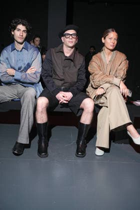 Milan, Milan Men s Fashion Week: Fall Winter 2026 - Men s Fashion, Fall Winter 2026 - QASIMI Fashion Show - front row In the photo: Simone Nolasco Beatrice Parodi  Copyright: xRiccardoxGIordanox xipa-agency.netx xRiccardoxGiordanox IPA_Agency_IPA70250098