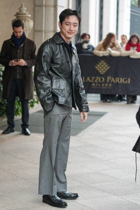 Milan, Milan Men s Fashion Week: Fall Winter 2026 - Men s Fashion, Fall Winter 2026 - Prada Fashion Show - Guests leaving the Hotel Paris. In the photo: Kentaro Sakaguchi  Copyright: xRiccardoxGIordanox xipa-agency.netx xRiccardoxGiordanox IPA_Agency_IPA70250944