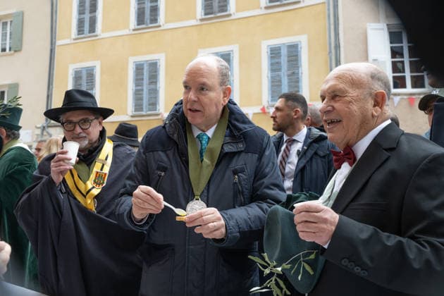 Le Prince Albert de Monaco,invité dhonneur à la fête de lolive et de lhuile à Buis les Baronnies Fete de lOlive et de lHuile, Prince Albert de Monaco Invite dHonneur 452274 2026 01 18 Drome Buis les Baronnies France Prince Albert II Monaco  Copyright: xMaksxHimx xStarfacex STAR_452274_009