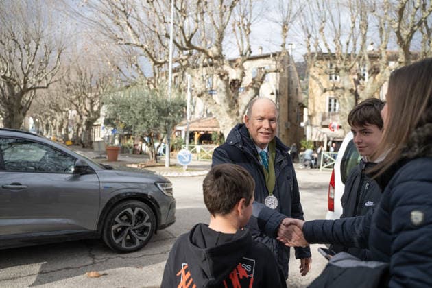 Le Prince Albert de Monaco,invité dhonneur à la fête de lolive et de lhuile à Buis les Baronnies Fete de lOlive et de lHuile, Prince Albert de Monaco Invite dHonneur 452274 2026 01 18 Drome Buis les Baronnies France Prince Albert II Monaco  Copyright: xMaksxHimx xStarfacex STAR_452274_021