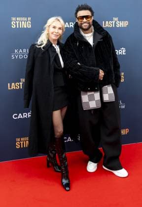 AMSTERDAM - Trudie Styler (STING s wife) and singer Shaggy (Orville Richard Burrell) walked the red carpet at the world premiere of Sting s The Last Ship at CarrÃ . SANDER KONING ANP netherlands out - belgium out  Copyright: xx x547893514x originalFilename: 547893514.jpg