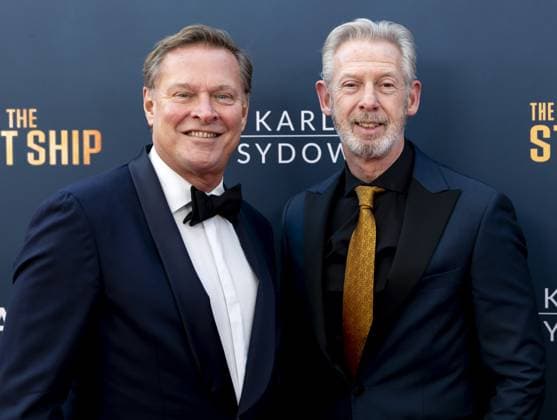 AMSTERDAM - Albert Verlinde and Onno Hoes walked the red carpet at the world premiere of Sting s The Last Ship at CarrÃ . SANDER KONING ANP netherlands out - belgium out  Copyright: xx x547896721x originalFilename: 547896721.jpg
