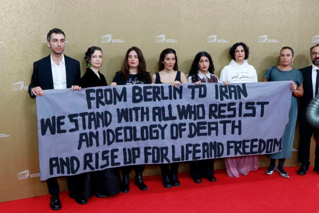 European Film Awards, Arrival at the House of World Cultures, Berlin, 17 01 2026 Filmmakers with Iranian background at the arrival of the European Film Awards at the House of World Cultures in Berlin on 17 01 2026 Berlin House of World Cultures Copyright: xAnitaxBuggex