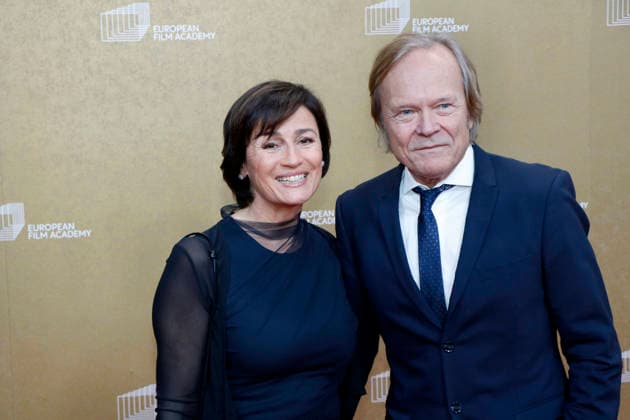 European Film Awards, Arrival at the House of World Cultures, Berlin, 17 01 2026 Sandra Maischberger and Jan Kerhart at the arrival for the European Film Awards at the House of World Cultures in Berlin on 17 01 2026 Berlin House of World Cultures Copyright: xAnitaxBuggex