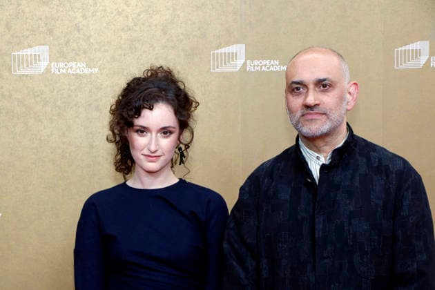 European Film Awards, Arrival at the House of World Cultures, Berlin, 17 01 2026 Flavia Mazzarino and Kamal Aljafari at the arrival for the European Film Awards at the House of World Cultures in Berlin on 17 01 2026 Berlin House of World Cultures Copyright: xAnitaxBuggex
