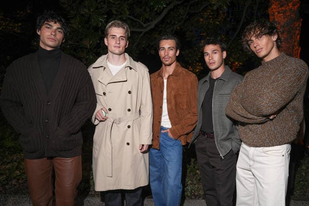 Milan, Milan Men s Fashion Week: Fall Winter 2026 - Men s Fashion, Fall Winter 2026 - Tod s Presentation - Arrivals Pictured: Julien Brown, Tim Schaecker, Luis Freitag, Jacob Rott, and Bene Schulz of Elevator Boys  Copyright: xRiccardoxGIordanox xipa-agency.netx xRiccardoxGiordanox IPA_Agency_IPA70262771