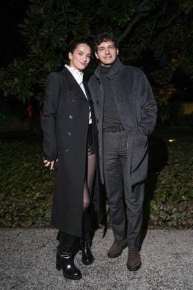 Milan, Milan Men s Fashion Week: Fall Winter 2026 - Men s Fashion, Fall Winter 2026 - Tod s Presentation - Arrivals In the photo: Gabrielle Caunesil Riccardo Pozzoli  Copyright: xRiccardoxGIordanox xipa-agency.netx xRiccardoxGiordanox IPA_Agency_IPA70262785