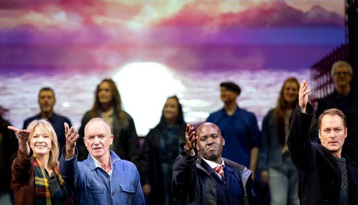 AMSTERDAM - Sting (Gordon Matthew Thomas Sumner) during the photocall after the world premiere of Sting s The Last Ship at CarrÃ . SANDER KONING ANP netherlands out - belgium out  Copyright: xx x547920157x originalFilename: 547920157.jpg