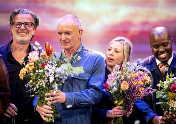 AMSTERDAM - Sting (Gordon Matthew Thomas Sumner) during the photocall after the world premiere of Sting s The Last Ship at CarrÃ . SANDER KONING ANP netherlands out - belgium out  Copyright: xx x547920195x originalFilename: 547920195.jpg