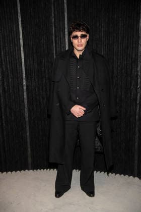 Milan Fashion Week - Men F W 2026-27 Victor Hart Men and Women Fashion Show Front Row Milan, Italy Sebastiano Bombare Milan Fashion Week - Men F W 2026-27 Victor Hart Men and Women Fashion Show Front Row Milan, Italy 18th January 2026 SGPItalia id 134355_001 Not Exclusive  Copyright: xJohnnyxDallaxLibera SGPx
