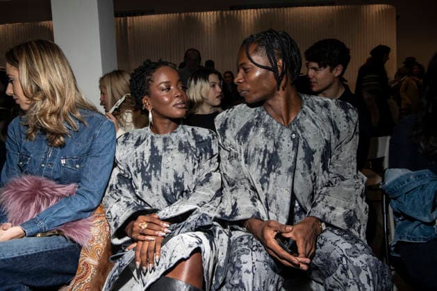 Milan Fashion Week - Men F W 2026-27 Victor Hart Men and Women Fashion Show Front Row Milan, Italy Clara Moneke;Breno Ferreira Milan Fashion Week - Men F W 2026-27 Victor Hart Men and Women Fashion Show Front Row Milan, Italy 18th January 2026 SGPItalia id 134355_001 Not Exclusive  Copyright: xJohnnyxDallaxLibera SGPx
