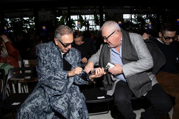 Milan Fashion Week - Men F W 2026-27 Victor Hart Men and Women Fashion Show Front Row Milan, Italy Carlo Capasa;Guest Milan Fashion Week - Men F W 2026-27 Victor Hart Men and Women Fashion Show Front Row Milan, Italy 18th January 2026 SGPItalia id 134355_001 Not Exclusive  Copyright: xJohnnyxDallaxLibera SGPx