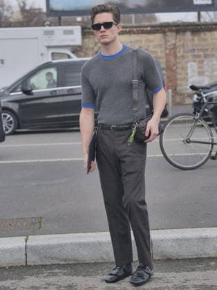 Milan, Milan Men s Fashion Week: Fall Winter 2026 2027 - Men s Fashion, Fall Winter 2026. - Prada fashion show - In the photo Guest  Copyright: xLucaxPontix xipa-agency.netx xLucaPonti IpaAgencyx IPA_Agency_IPA70265147