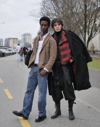 Milan, Milan Men s Fashion Week: Fall Winter 2026 2027 - Men s Fashion, Fall Winter 2026. - Prada fashion show - In the photo Guest  Copyright: xLucaxPontix xipa-agency.netx xLucaPonti IpaAgencyx IPA_Agency_IPA70265271