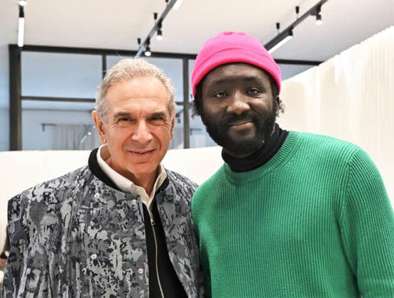 Milan, Italy VICTOR HART MFW Fall 2026 Men s Fashion Show In the photo: VICTOR HART, Carlo Capasa, president of the National Chamber of Italian Fashion (CNMI)  Copyright: xNickxZonnax xipa-agency.netx xNickxZonnax IPA_Agency_IPA70270708