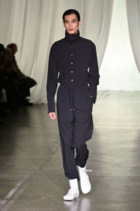 Milan, Milan Men s Fashion Week: Fall Winter 2026 - Men s Fashion, Fall Winter 2026 - Saul Nash fashion show. Fashion show photo: model  Copyright: xSimonaxChiocciax xipa-agency.netx xFotosickix IPA_Agency_IPA70272367