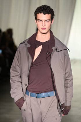 Milan, Milan Men s Fashion Week: Fall Winter 2026 - Men s Fashion, Fall Winter 2026 - Saul Nash fashion show. Fashion show photo: model  Copyright: xSimonaxChiocciax xipa-agency.netx xFotosickix IPA_Agency_IPA70272413