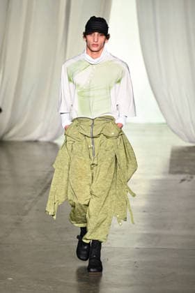 Milan, Milan Men s Fashion Week: Fall Winter 2026 - Men s Fashion, Fall Winter 2026 - Saul Nash fashion show. Fashion show photo: model  Copyright: xSimonaxChiocciax xipa-agency.netx xFotosickix IPA_Agency_IPA70272344