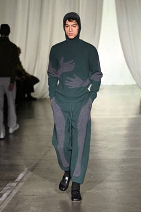 Milan, Milan Men s Fashion Week: Fall Winter 2026 - Men s Fashion, Fall Winter 2026 - Saul Nash fashion show. Fashion show photo: model  Copyright: xSimonaxChiocciax xipa-agency.netx xFotosickix IPA_Agency_IPA70272406