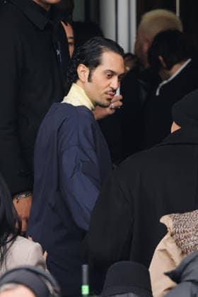 Milan, Milan Fashion Week Menswear Fall Winter 2026 2027 - Men s Fashion, Fall Winter 2026 2027 - Prada Fashion Show - Guest Arrivals. Pictured: Mahmood (singer)  Copyright: xAlessandroxBremecx xipa-agency.netx xx IPA_Agency_IPA70274698