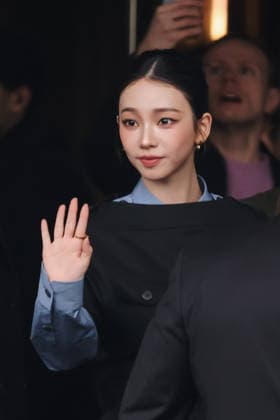Milan, Milan Fashion Week Menswear Fall Winter 2026 2027 - Men s Fashion, Fall Winter 2026 2027 - Prada Fashion Show - Guest Arrivals. Pictured: Karina (South Korean singer, member and leader of the group Aespa)  Copyright: xAlessandroxBremecx xipa-agency.netx xx IPA_Agency_IPA70274711