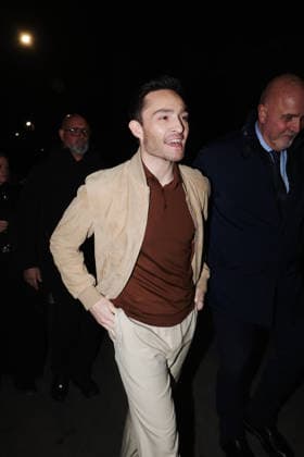 Milan, Milan Fashion Week Menswear Fall Winter 2026 2027 - Men s Fashion, Fall Winter 2026 2027 - Tod s Presentation - Guest Arrivals. Pictured: Ed Westwick (actor)  Copyright: xAlessandroxBremecx xipa-agency.netx xx IPA_Agency_IPA70274836