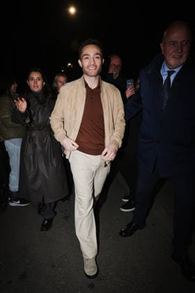 Milan, Milan Fashion Week Menswear Fall Winter 2026 2027 - Men s Fashion, Fall Winter 2026 2027 - Tod s Presentation - Guest Arrivals. Pictured: Ed Westwick (actor)  Copyright: xAlessandroxBremecx xipa-agency.netx xx IPA_Agency_IPA70274838