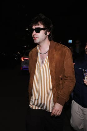 Milan, Milan Fashion Week Menswear Fall Winter 2026 2027 - Men s Fashion, Fall Winter 2026 2027 - Tod s Presentation - Guest Arrivals. Pictured: Lennon Gallagher (son of Liam Gallagher)  Copyright: xAlessandroxBremecx xipa-agency.netx xx IPA_Agency_IPA70274845