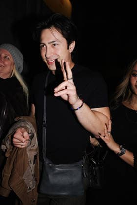 Milan, Milan Fashion Week Menswear Fall Winter 2026 2027 - Men s Fashion, Fall Winter 2026 2027 - Giorgio Armani After Party - Guest Arrivals. Pictured: Hudson Williams (lead actor in the TV series Heated Rivalry)  Copyright: xAlessandroxBremecx xipa-agency.netx xx IPA_Agency_IPA70274868