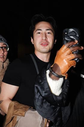 Milan, Milan Fashion Week Menswear Fall Winter 2026 2027 - Men s Fashion, Fall Winter 2026 2027 - Giorgio Armani After Party - Guest Arrivals. Pictured: Hudson Williams (lead actor in the TV series Heated Rivalry)  Copyright: xAlessandroxBremecx xipa-agency.netx xx IPA_Agency_IPA70274873