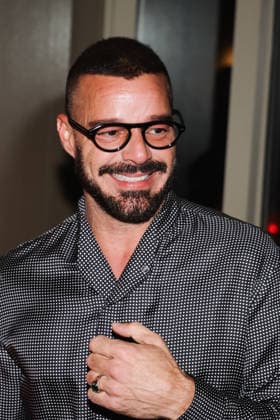 Milan, Milan Fashion Week Menswear Fall Winter 2026 2027 - Men s Fashion, Fall Winter 2026 2027 - Giorgio Armani After Party - Guest Arrivals. Pictured: Ricky Martin (singer)  Copyright: xAlessandroxBremecx xipa-agency.netx xx IPA_Agency_IPA70274877
