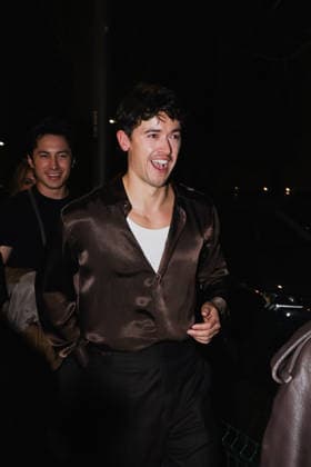 Milan, Milan Fashion Week Menswear Fall Winter 2026 2027 - Men s Fashion, Fall Winter 2026 2027 - Giorgio Armani After Party - Guest Arrivals. Pictured: Tom Blyth (actor)  Copyright: xAlessandroxBremecx xipa-agency.netx xx IPA_Agency_IPA70274901